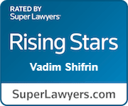 Rated by Super Lawyers Rising Stars | Vadim Shifrin | SuperLawyers.com