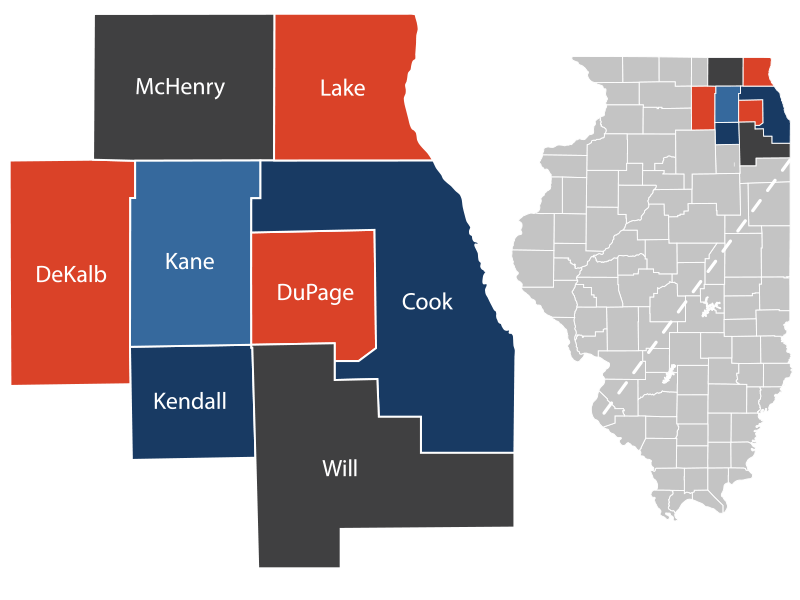 Counties We Serve In Illinois